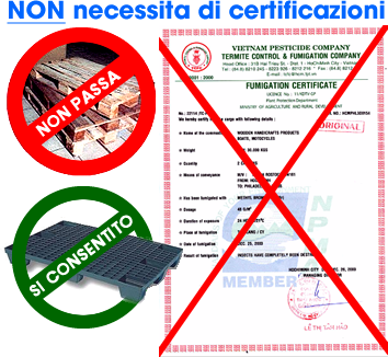 non necessita di certificazioni